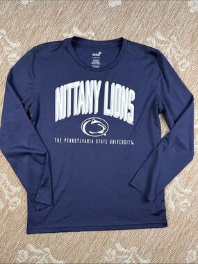 Geox Navy Long Sleeve Nittany Lions Performance Tee